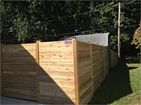 <b>6 foot Cedar Horizontal Privacy Fencing with 1x4 pickets</b>